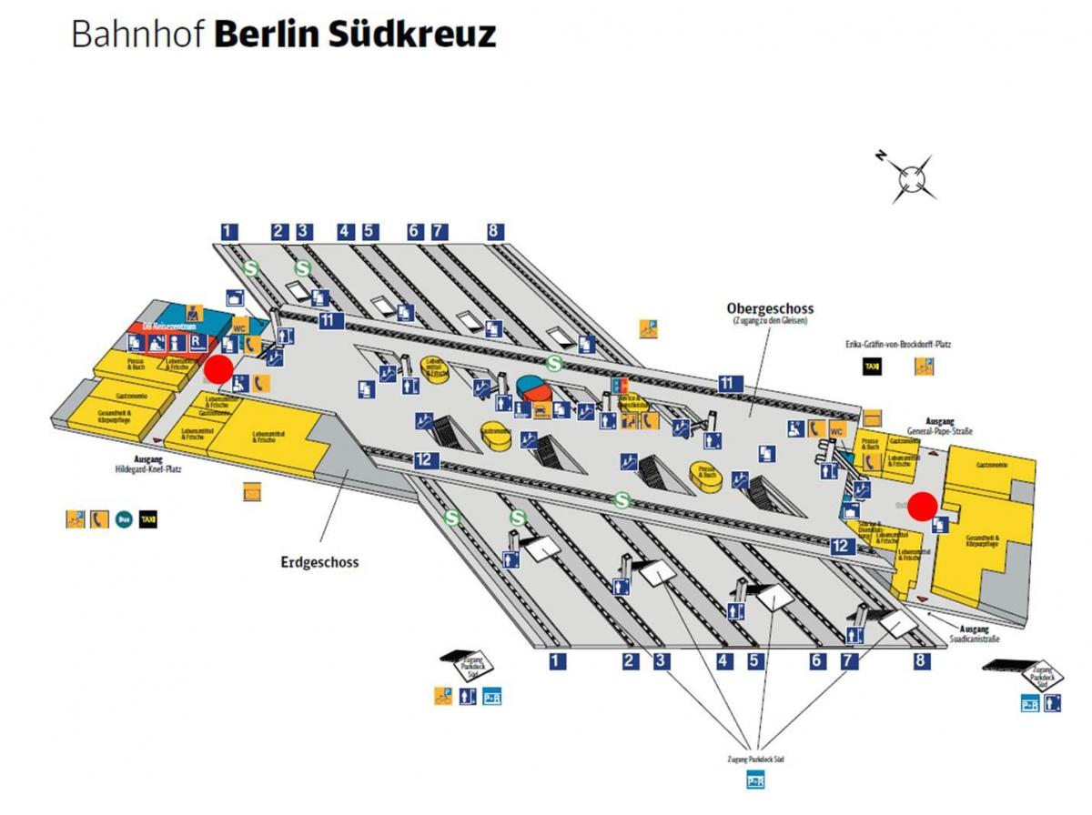 carte de berlin südkreuz