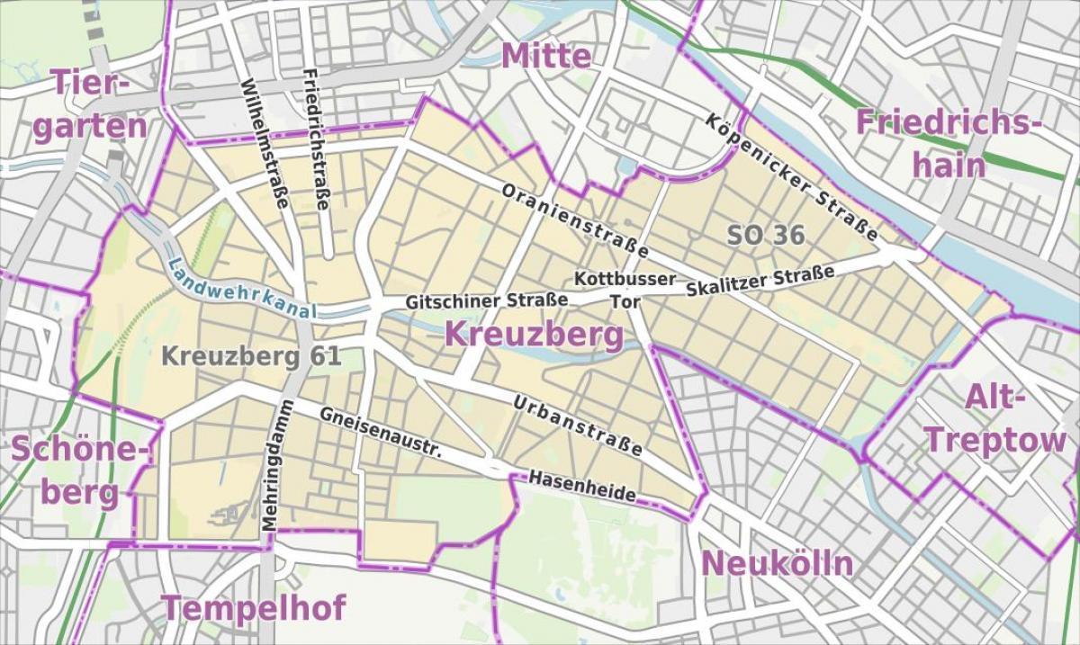 berlin kreuzberg carte