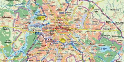 Plan de la ville de Berlin