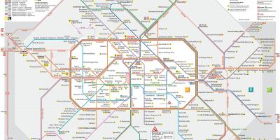 Berlin carte du réseau