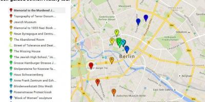 Carte du quartier juif de berlin