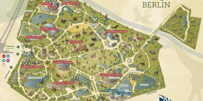Carte du zoo de berlin