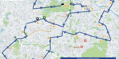 Carte de marathon de berlin 