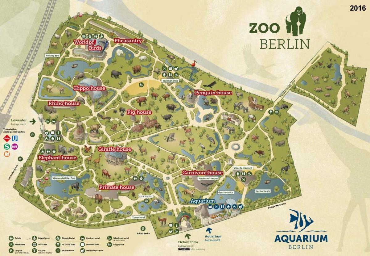 carte du zoo de berlin