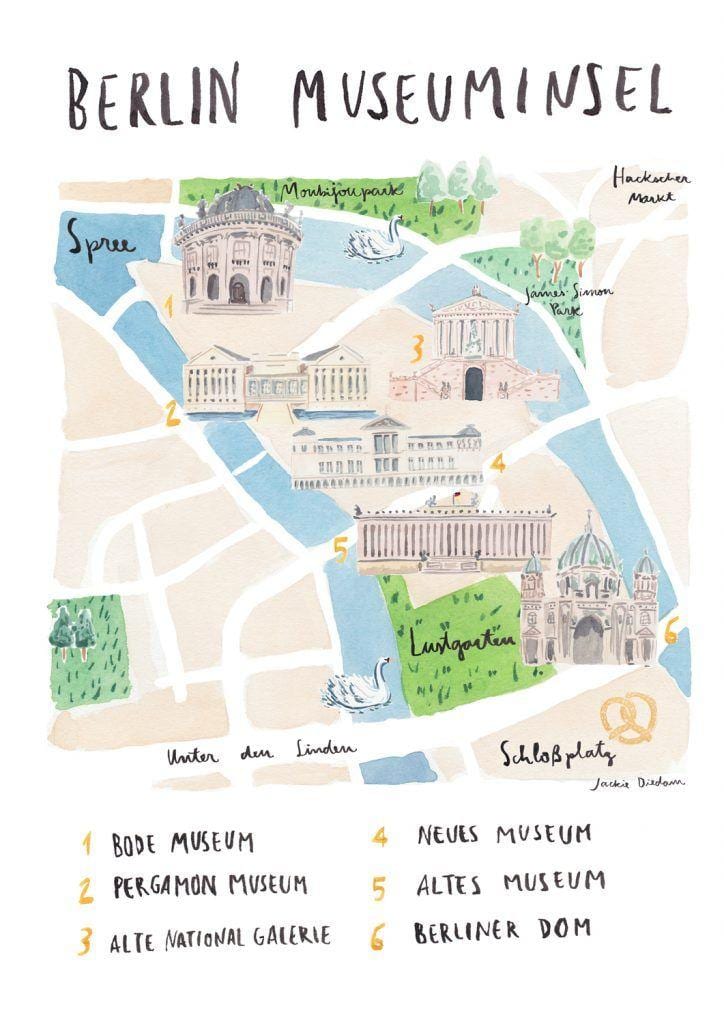 carte de musée de berlin