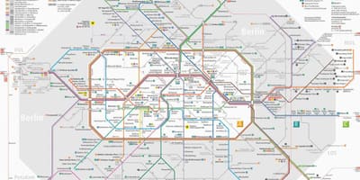 Berlin ab de la carte des zones