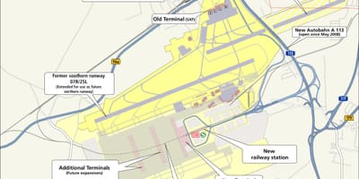 Aéroport de Berlin schoenefeld carte
