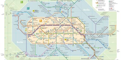 Carte du métro de berlin